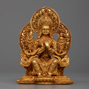 Maitreya Buddha Sculpture To Elevate Your Space with Infinite Compassion & Love | Future Buddha Figurines for Home Decor | Machine Made