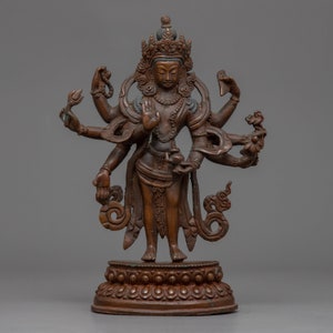 Handmade Standing Avalokiteshvara Buddha Statue | The Compassionate Bodhisattva Divine Art | Tibetan Buddhist Lord Chenresig Buddha |Gifts|
