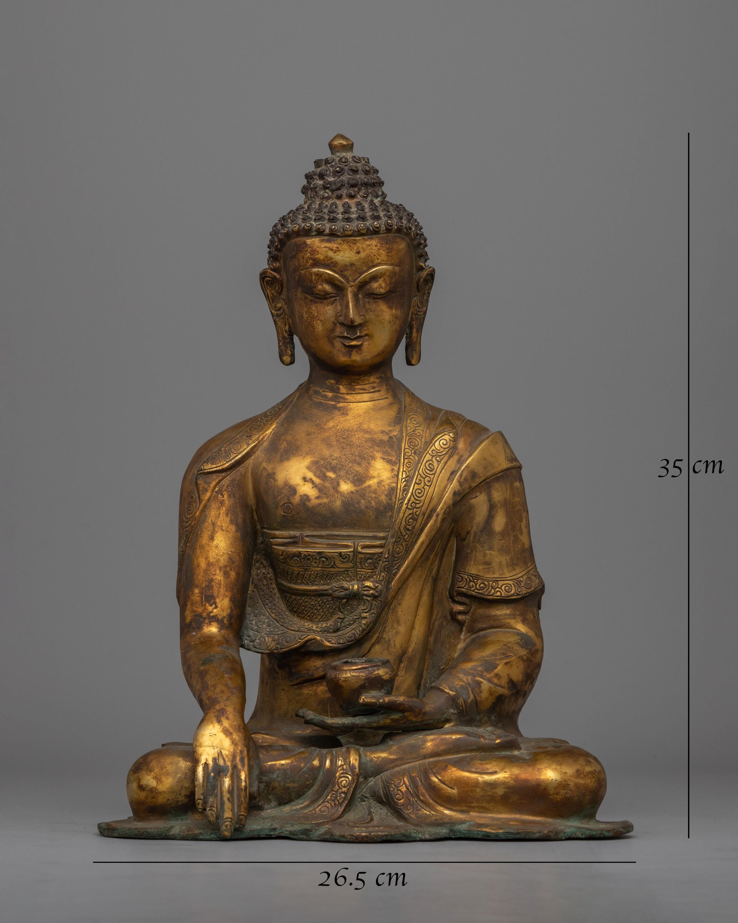 釈迦牟尼仏の銅像 | 仏教瞑想像 | 悟りと平和の像 | 神聖な祭壇