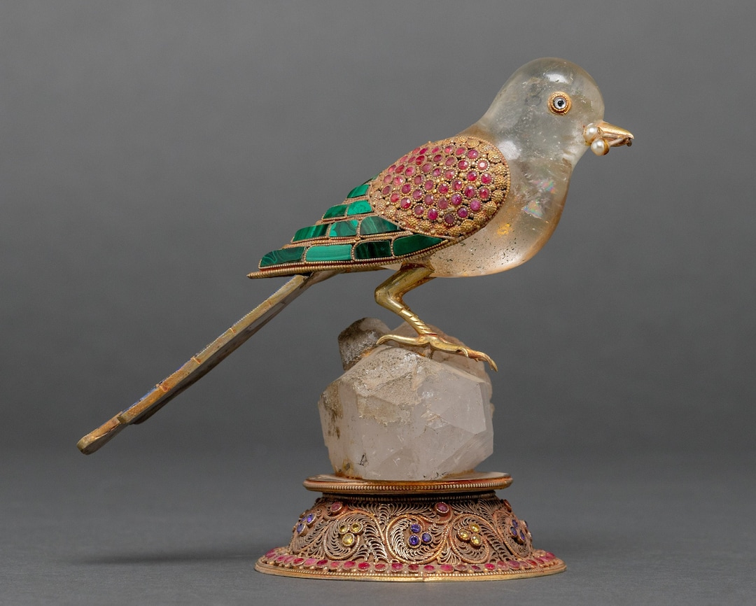 Healing Crystal Bird Figurine Bird Collectible Gemstone Hand Carved