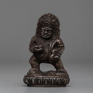 Dzambhala Wealth Deity Statue | Tibetan Buddhist God of Prosperity |Wealth and Abundance Buddhist Deity |Spiritual Statue of Wealth Blessing