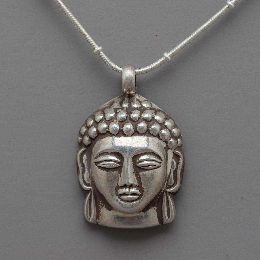 Buddha Locket Pendant Engraved Locket for All Spiritual Etsy