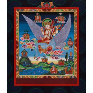 Goddess Saraswati Thangka | Goddess of Music and Wisdom for Spiritual Guidance | Paubha Art | Knowledge and Meditation | Sacred Home Decor