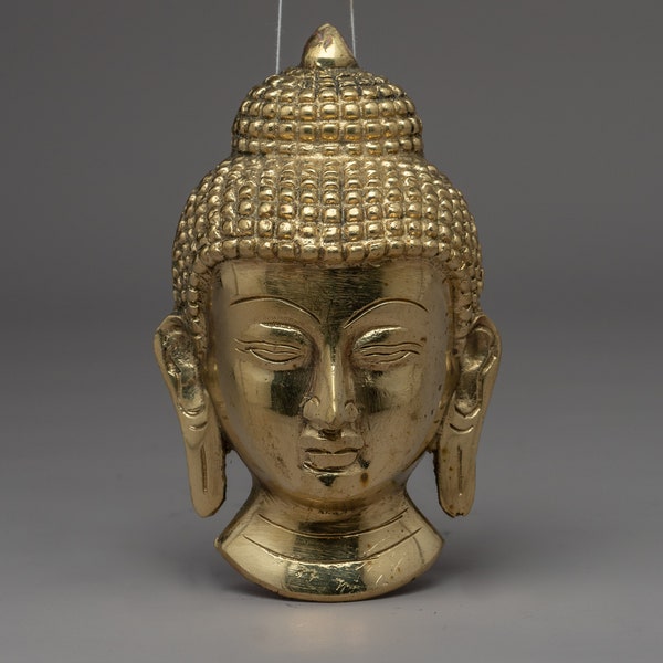 Brass Buddha Head Statue | Buddha Sculpture | Meditating Buddha | Perfect Buddha For Your Altar |  Buddha Head Figurine