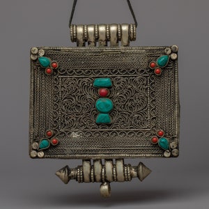 Tibetan Treasure Box | Religious Ghau Box | Protective Portable Altar | Handmade Nepalese Craft | Traditional Gifts | Buddhist Prayer Box