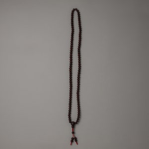 108 Buddha Chitta Mala Beads | Meditation Necklace with Natural Sacred Beads | Perfect for Tibetan Buddhist Prayer and Japa Meditation
