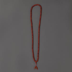 Meditation Mala Beads | 108 Bead Prayer Necklace | Handcrafted Artificial Beads | Spiritual Healing Jewelry | Mindfulness Meditation Tool