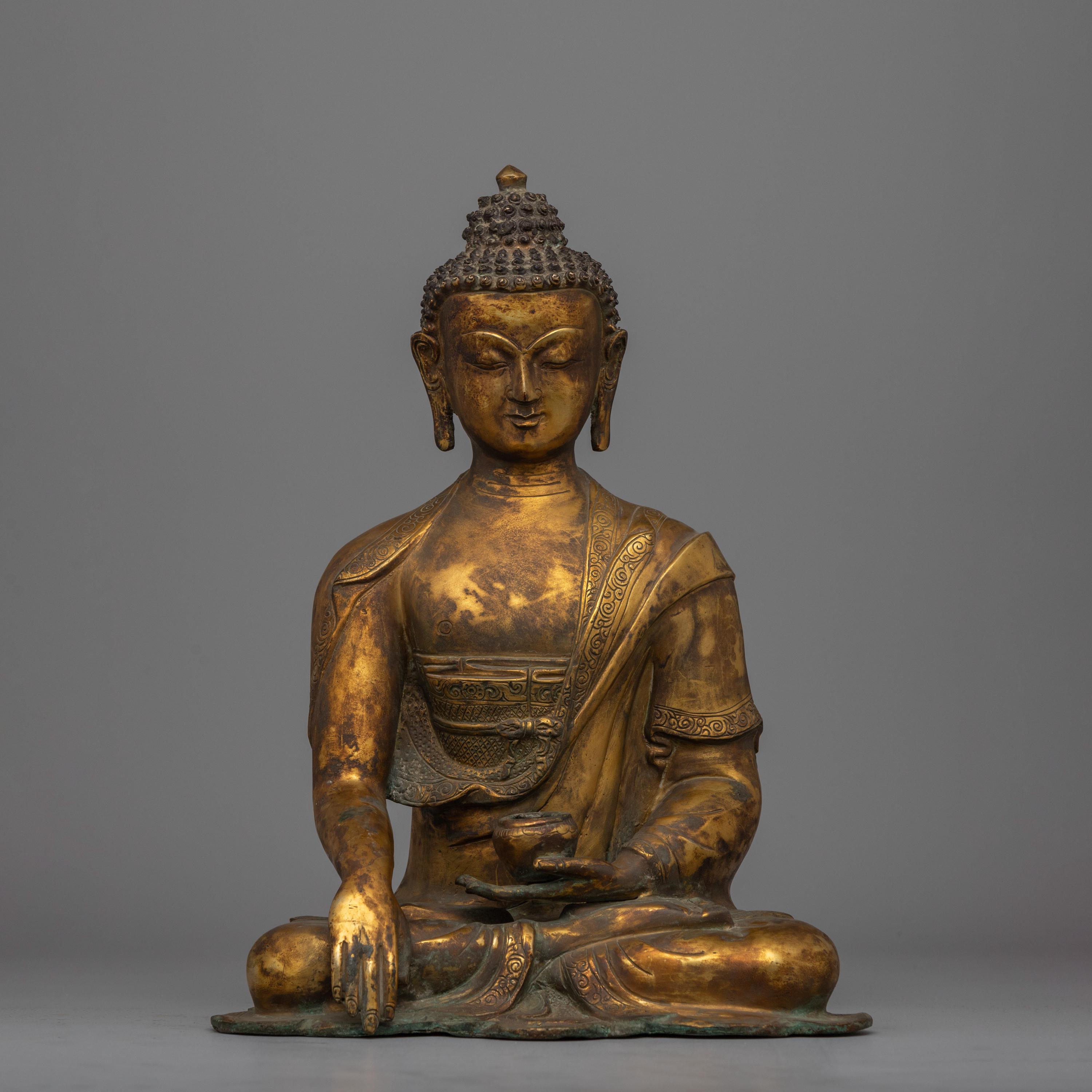 釈迦牟尼仏の銅像 | 仏教瞑想像 | 悟りと平和の像 | 神聖な祭壇