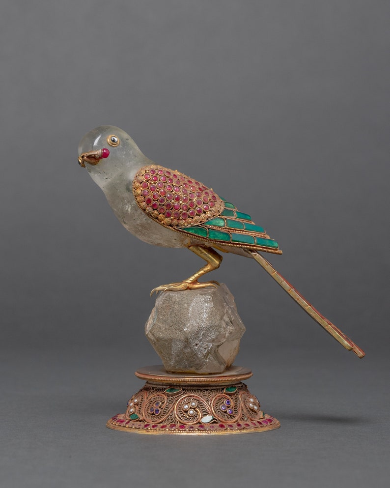 Crystal Bird Bird Collectible Bird Figurine Healing Etsy