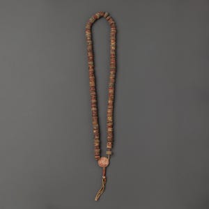 Mala Craft with Ethically Sourced Yak Bone | 20mm Beads Tibetan Prayer Mala for Meditation, Ritual, and Spiritual Deeds | Made In Nepal