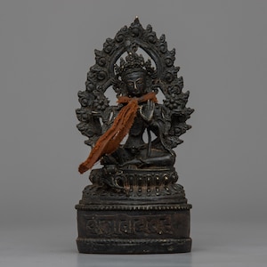 Noble Green Tara Statue | Tibetan Mother Drolma Sculpture | Compassionate Deity |  Tibetan Fine Artwork of Nepal | Buddhist Spiritual Statue