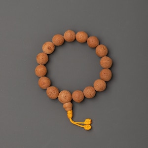 Tibetan Bodhi Bracelet | Beads Mala for Meditation and Prayer | Spiritual Wrist Mala | Handmade Buddhist Jewelry | Mindfulness Gift For Him