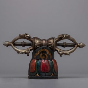 Tibetan Vajra | Buddhist Iron Dorje | Altar Supplies | Buddhist Shrine | Buddhist Craft | Religious Gift | Gift For Buddhist |Tibetan Shrine