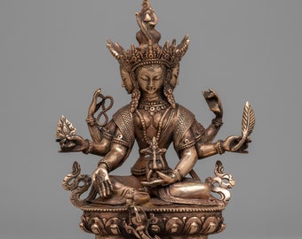 Göttlich gefertigte Vasundhara-Statue | Verleihen Sie Ihrem Zuhause Reichtum und den Segen der Gottheit | Symbol für reichlichen Segen | Heim- und Bürodekorationskunst |
