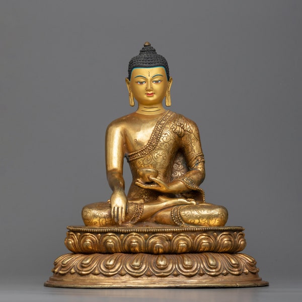 Buddha Shakyamuni Sadhana Statue | Buddha Charm for Your Altar | Exquisite Craftsmanship for Spiritual Reflection| Spiritual Art & Decor