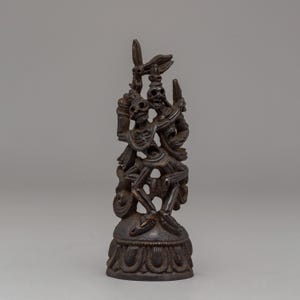 Chitipati The Dancing Skeleton Lords of Impermanence Statue | Protectors of the Cemetery Grounds | Ideal for Rituals, Devotion & Reflection