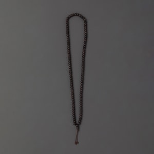 Tibetan Japa Mala | 42cm Meditation Bead Necklace with 8mm Beads for Mantra Chanting, Yoga & Spiritual Practice | Lightweight Prayer Mala