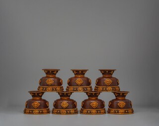 Decorazione Spirituale Regalo 7 Ciotole In Ottone Per Offerte Buddiste - HOLIDYOYO Per Meditazione E Decorazione Accessori Altare Buddista Regalo