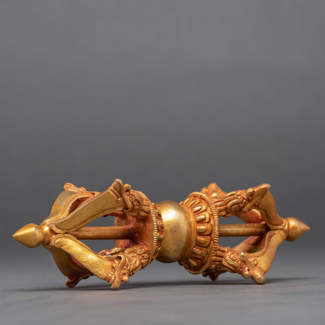 Vajra Ritual Vajra Dorje Buddhist Ritual Item Meditation Altar Antique Craft ...