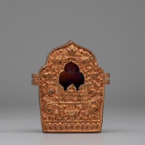 Handcrafted Buddhist Tibetan Ghau Box |Tibetan Prayer Box Locket Buddhist Ghau Amulet |Ornate Buddhist Tibetan Ghau Box |Sacred Prayer Relic