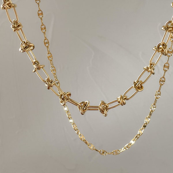 Chunky Gold Chain - Etsy