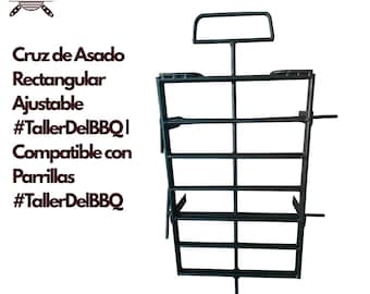 Cruz de Asado Rectangular Ajustable | Compatible con nuestras Parrillas Grill Santa María | Asadores | Barbacoas | Braseros #TallerDelBBQ