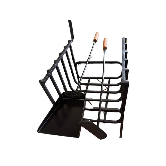 Brasero para Parrilla, Asador y Paellero  con Juego de Pala y Atizador – Set para Carbón y Leña | Fabricado por el #TallerDelBBQ