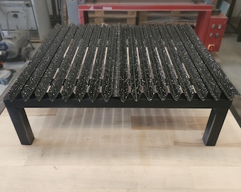 Parrilla Argentina Grill #TallerDelBBQ| | Leña o Carbón | Parrilla en V Canal | Acero Reforzado | Parrilla Desmontable  | Modelo Pampa V