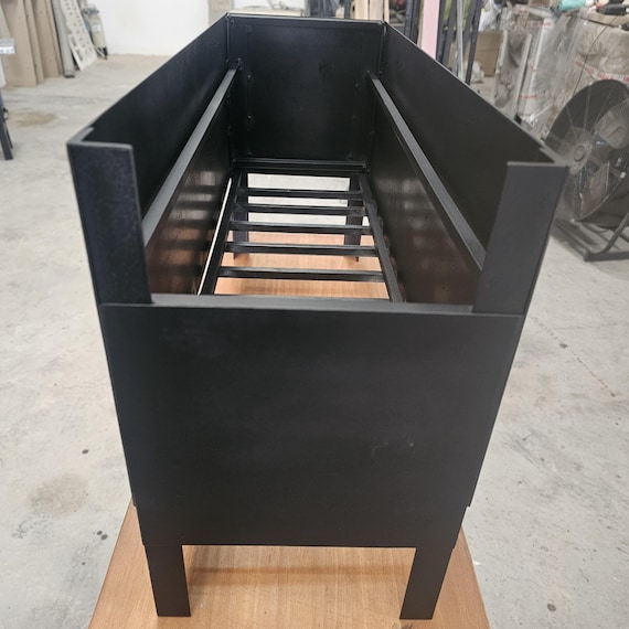 Brasero Cajón Rectangular Barbacoa, Parrilla, Grill, Asador, Chimenea, Estufa y Paellero | Steel BBQ Fire Box #TallerDelBBQ