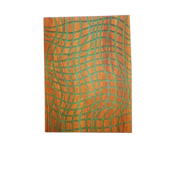 Tabla de Servir  de Madera Exótica de Haya con Resina Epoxi.  #TallerDelBBQ Dimensiones: (40x30x3 cm)