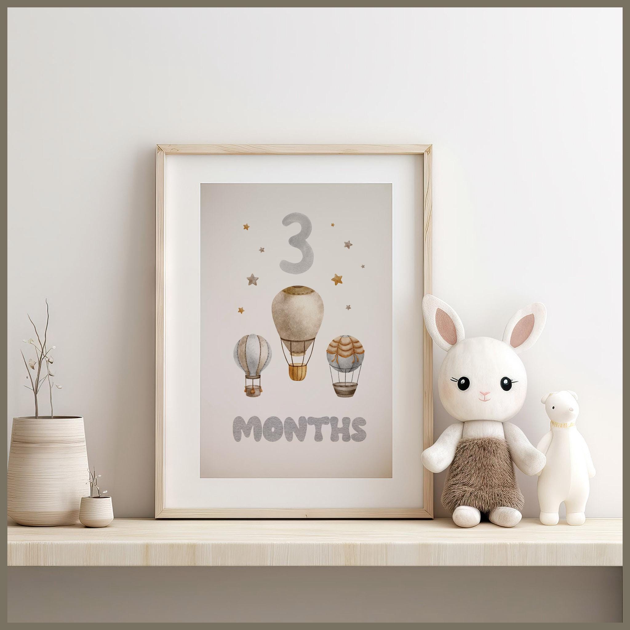Monthly Baby Milestones Cards - Printable Digital Download for Baby’s ...