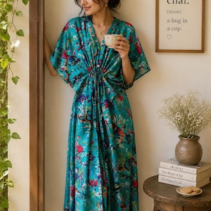 cotton moo moo dresses Plus Size Leopard Noir Print Sleep Gown - Muumuu this piece serves as both practical sleepwear and comfortable loungewear Mu Mu Cotton Moo Moo