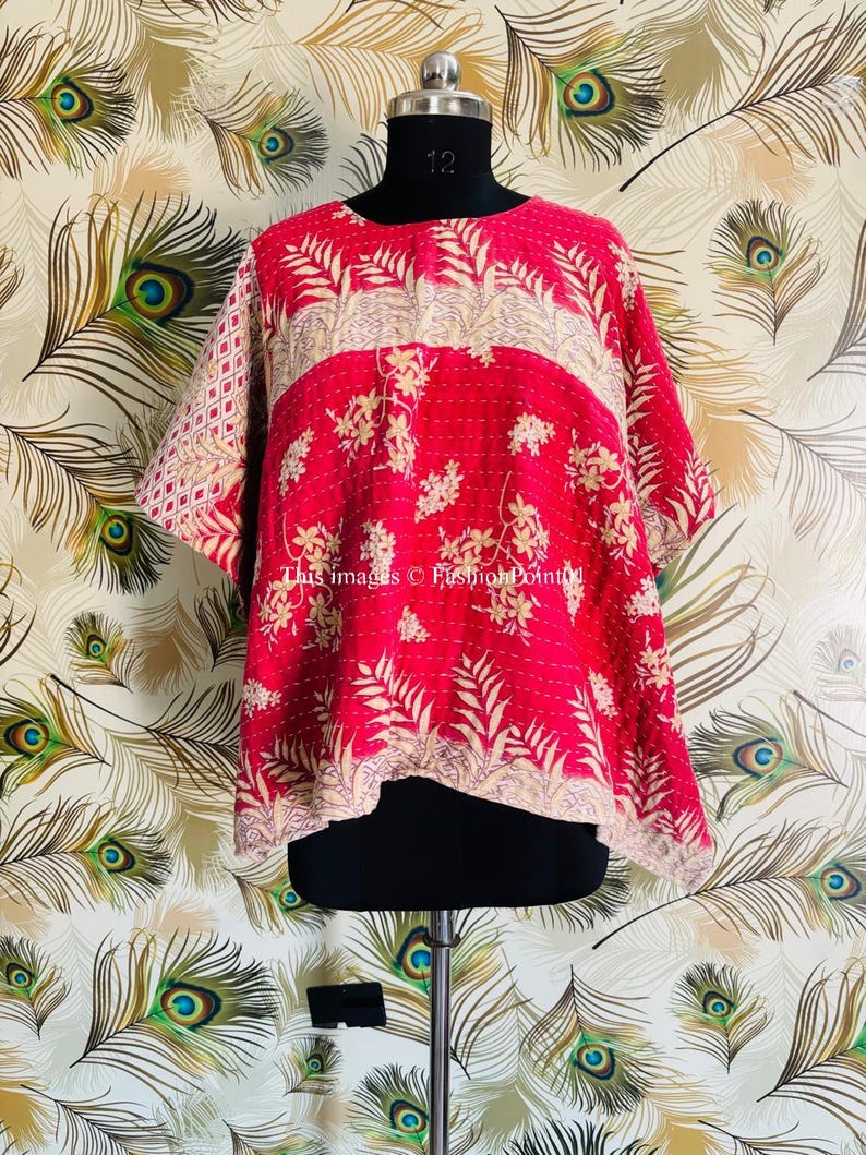 Floral Printed Kaftan Top With Flap Pants