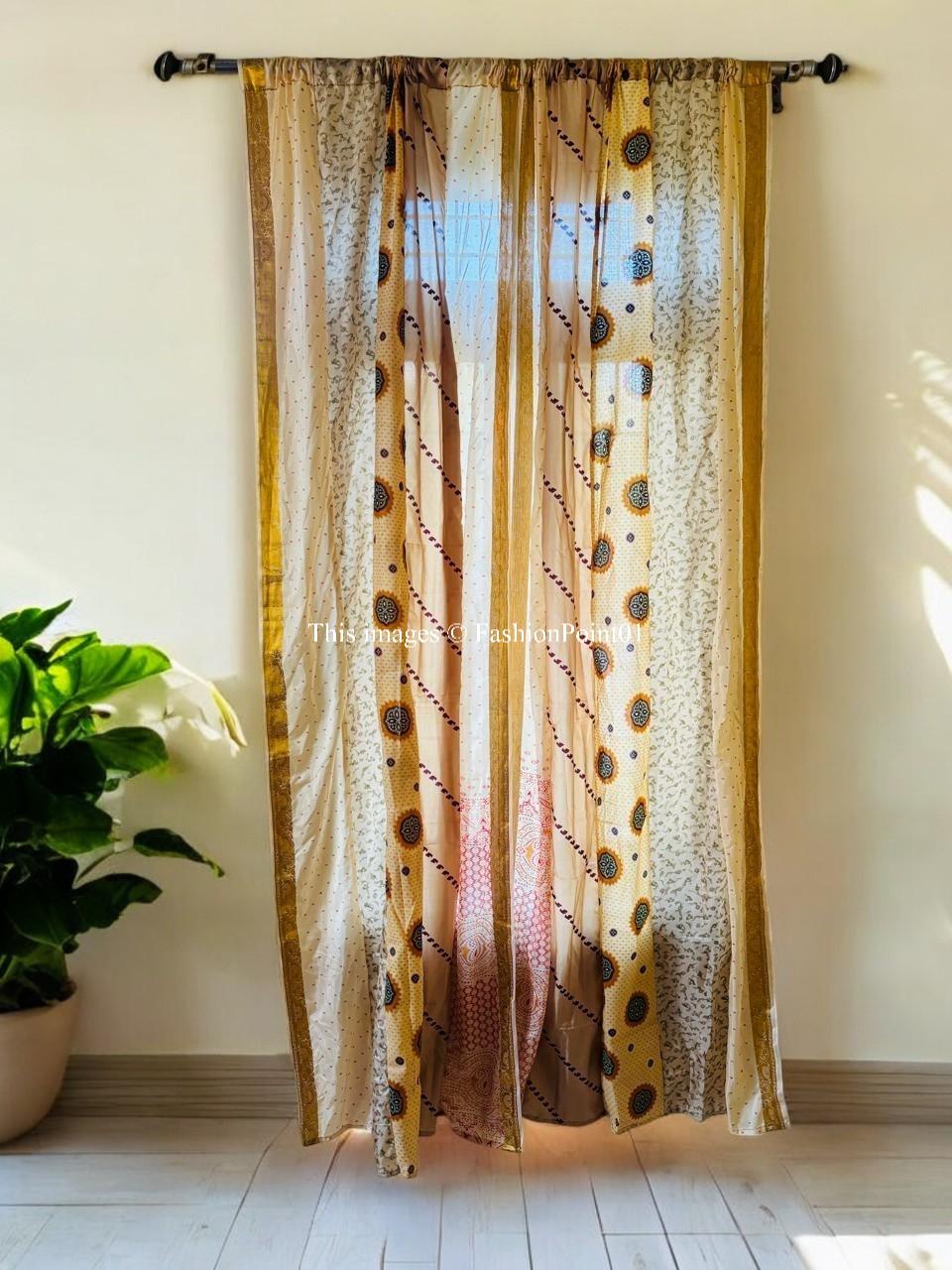 Sari Set di tende Boho Trattamento finestra Tendaggi