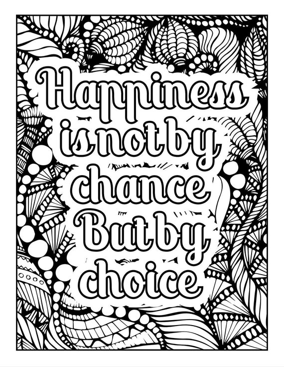 500 Positive Coloring Pages - Etsy
