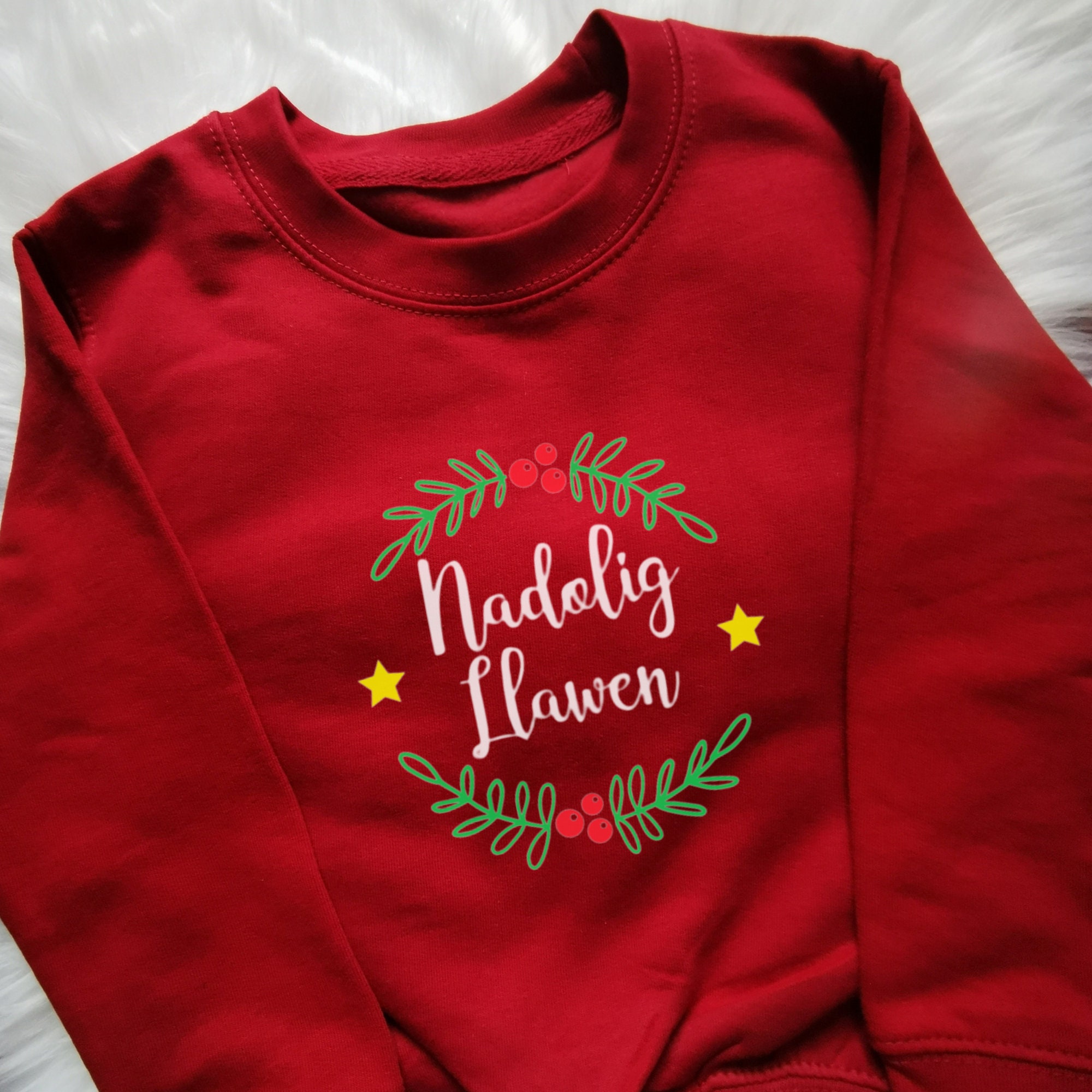 Personalised Christmas Wreath Jumper ADULTS & KIDS Siwmper Etsy UK
