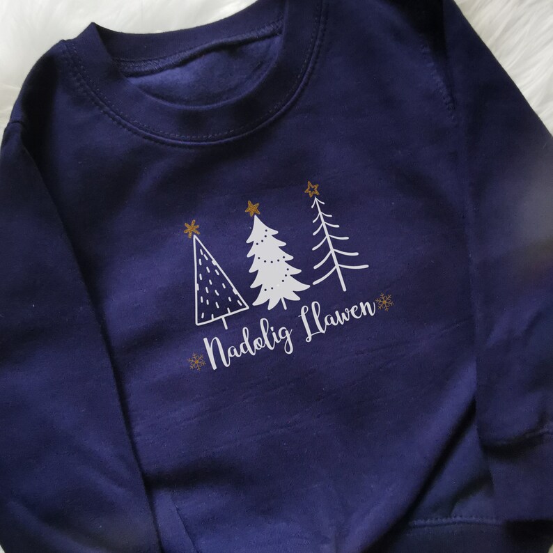 Personalised Christmas Tree Jumper ADULTS & KIDS Siwmper Coed Etsy UK