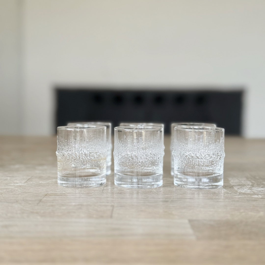 Iittala Niva Shot Glasses Set of 6 Design Tapio Wirkkala Etsy