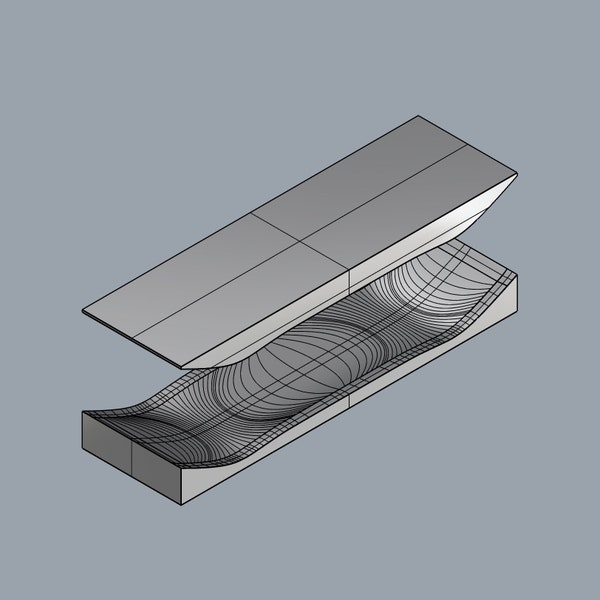 Prensa de monopatín de bricolaje | 8" - 9" pulgadas | Descargar PDF | Descarga de archivos 3D | Lima para hacer una prensa de skate |