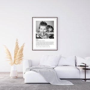 ab 12,95 Euro Personalisiertes Poster Bruder Geschenk Definition Bruder Geschenk Bruder Familie DINA4 Poster Bruderherz 011 Bild 10