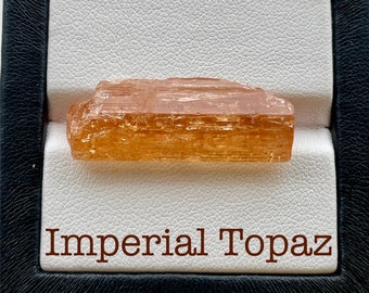 Spectacular natural Imperial Topaz crystal.