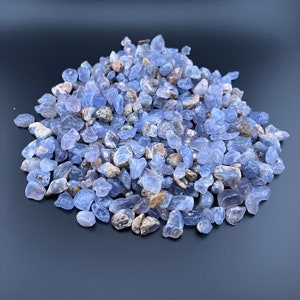 1 lb bag Mexican Blue Chalcedony Tumbled