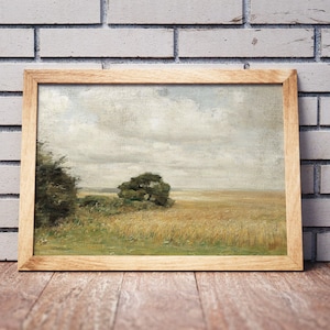 Vintage Landschaftsbild: Rustikale Wiesenlandschaft (Download)