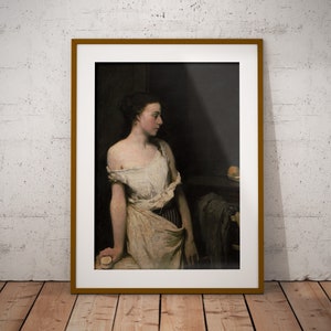 Vintage Portrait Oil Painting | Antique Woman Portrait Print | Digital PRINTABLE | 147