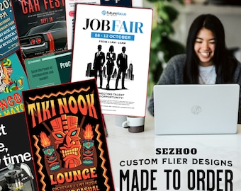 Custom flyerontwerp: enkelzijdige folder (pdf, png, jpg)