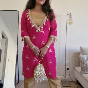 Designer Indo-Western Fusion Outfit | Size 40 | Modern Ethnic Wear | Party Wear Dress | Ready to Ship | Indian Western Gown