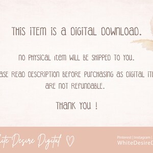 May include: A digital download notice with a pink background and a decorative image of dried grass. The text reads: "THIS ITEM is a DIGITAL DOWNLOAD. NO PHYSICAL item WILL BE SHIPPED TO YOU. PLEASE READ DESCRIPTION BEFORE PURCHASING AS DIGITAL ITEMS ARE NOT REFUNDABLE. THANK YOU! White Desire Digital"