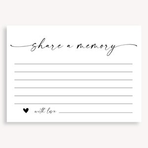 Tarjetas de memoria para baby shower, tarjeta minimalista para baby shower, compartir una tarjeta de memoria para baby shower, descarga instantánea para compartir una tarjeta de memoria, 10 FA