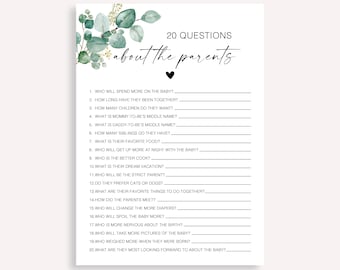 Juego de preguntas para baby shower, veinte preguntas sobre los padres, juego para baby shower, quién conoce mejor a los padres, ¿qué tan bien conoces a los padres?, 40 FA