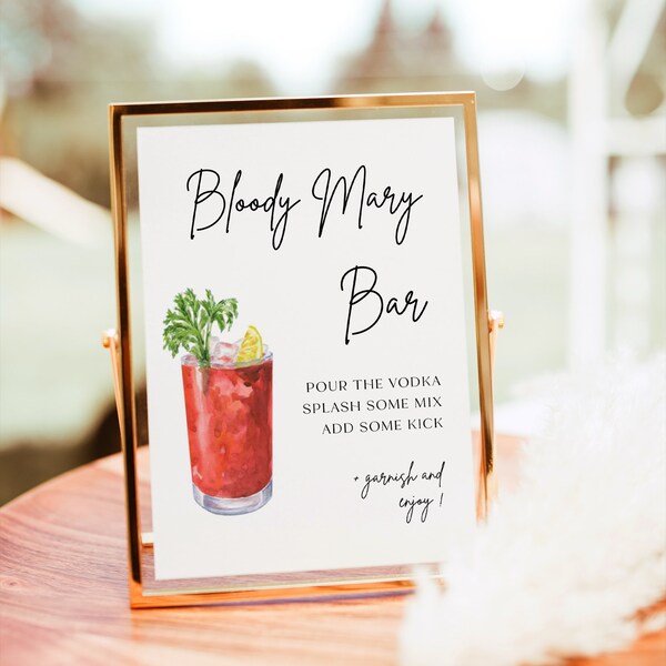 Bloody Mary Bar - Etsy